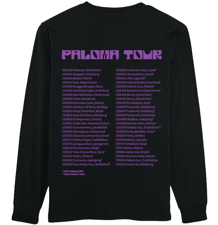 Paloma Tour Sweatshirt Black