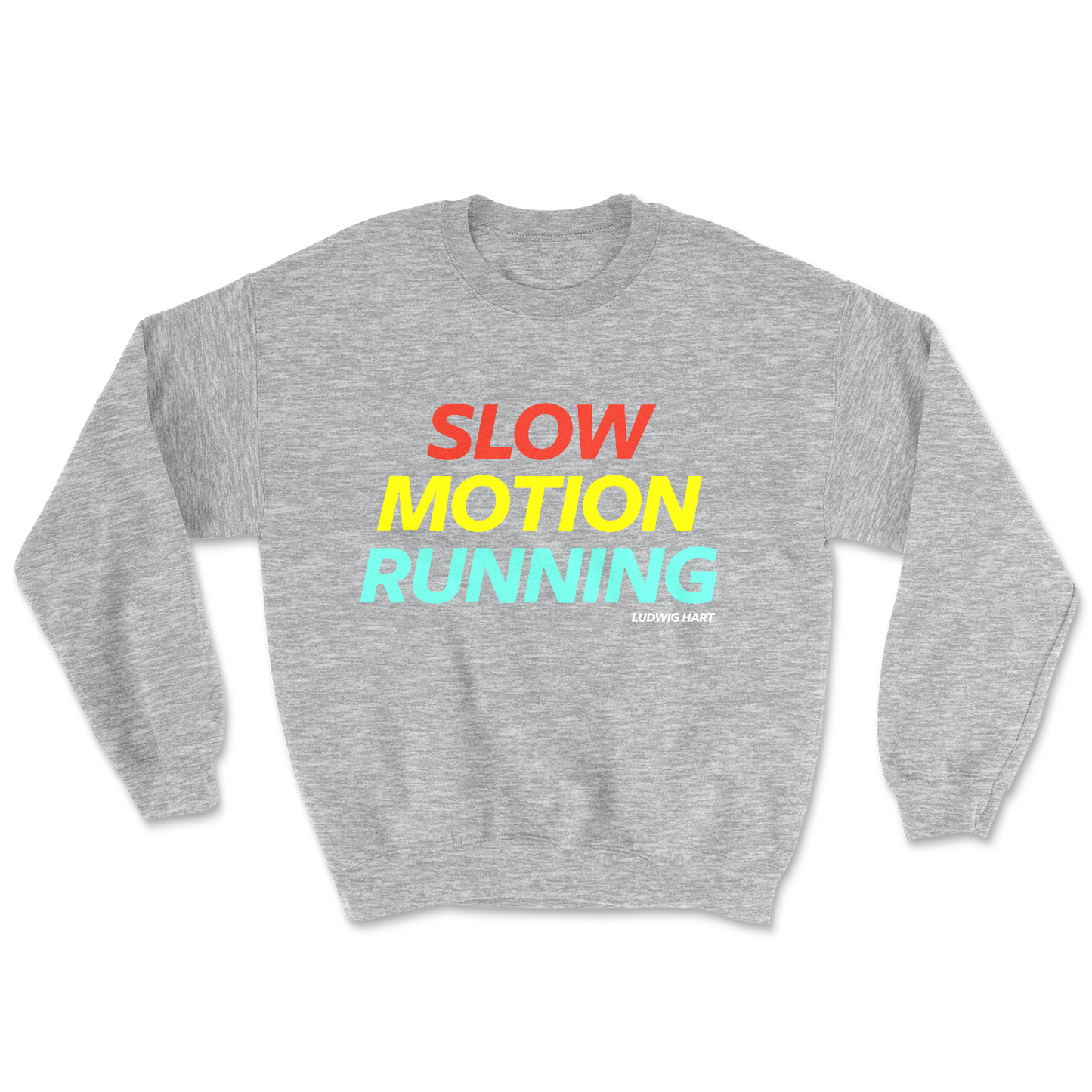 Slow Motion Running Sweatshirt Grey